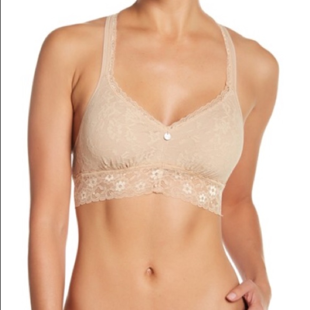 DKNY 2-Pack Lace Bralette Nude & Charcoal